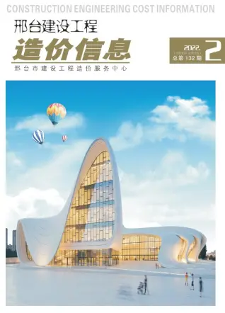 2022年邢台造价信息期刊封面