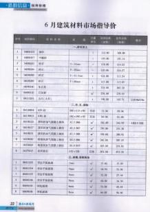 盐城2017年6期造价信息电子版