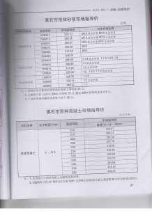 黄石2015年1期造价信息电子版