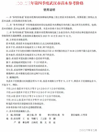 2023年4月武汉电子版工程材料价