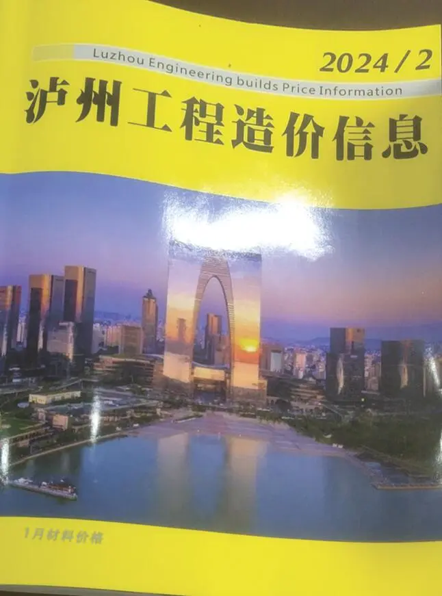 泸州市2024年2月造价信息PDF期刊