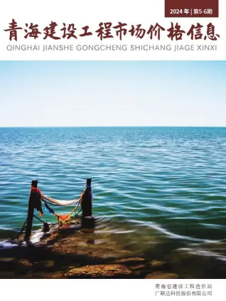 青海2024年6月造价信息期刊封面