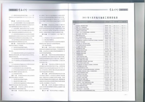 青岛市2015年8月信息价PDF扫描件