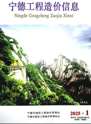 宁德市2025年1月造价信息