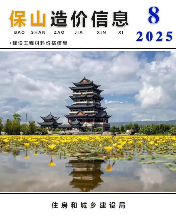 保山市2025年8月信息价PDF扫描件