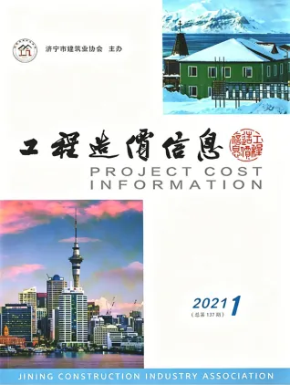 2021年济宁造价信息期刊封面