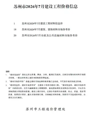 2026年苏州造价信息期刊封面