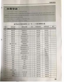 金华2017年12期造价信息电子版