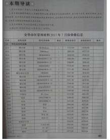 金华2017年7期造价信息电子版