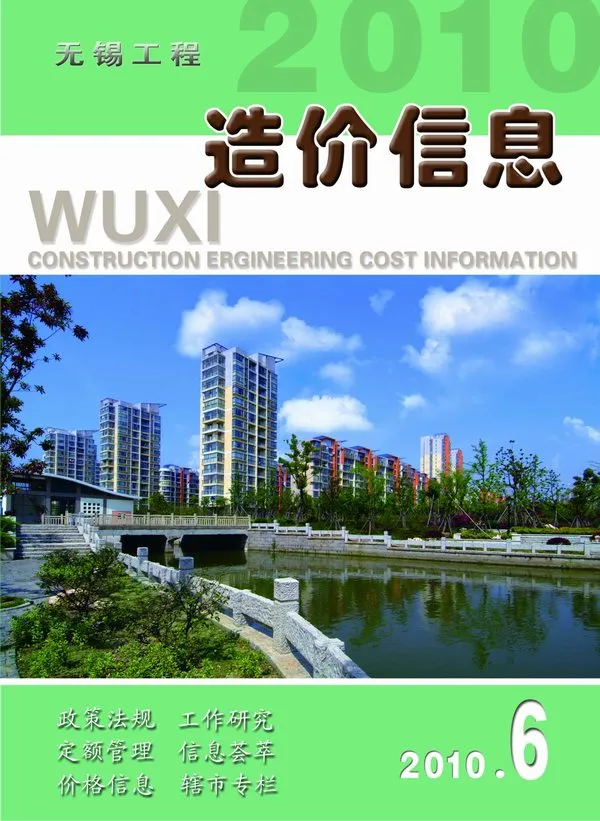无锡市2010年6期信息价PDF扫描件