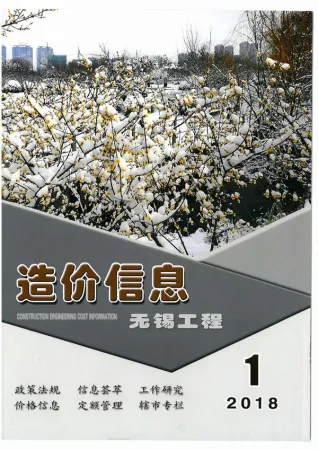 无锡市2018年第1期造价信息PDF期刊