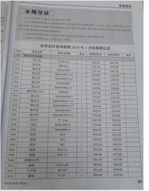金华2018年1期造价信息电子版