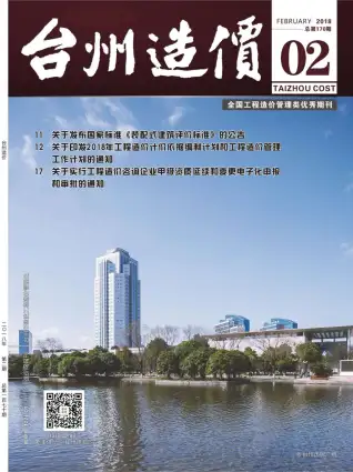 2018年第2期台州造价信息期刊封面