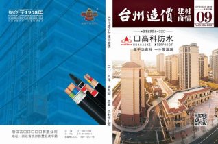 台州造价建材商情2018年9月