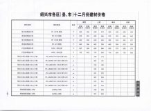 绍兴2019年12期造价信息电子版