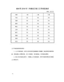 丽水2019年1期造价信息电子版