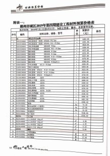 郴州2019年4期造价信息电子版