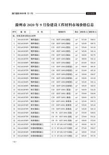 滁州2020年9期造价信息电子版
