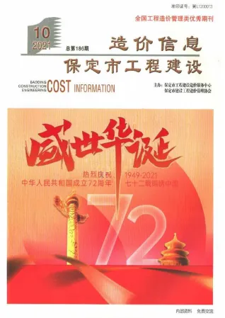 保定市2021年10月造价信息PDF期刊